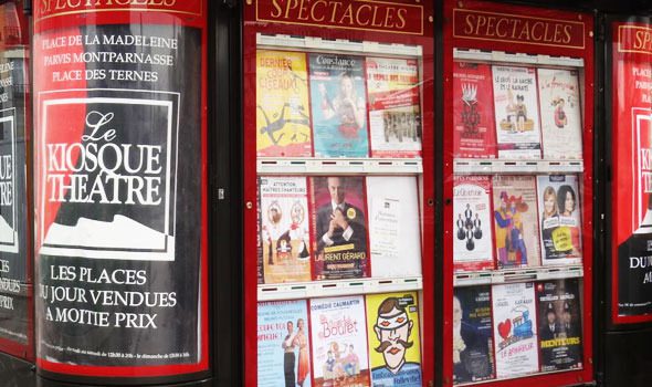 I Kiosque Théâtre di Parigi, come assistere a tanti spettacoli con prezzi ridotti