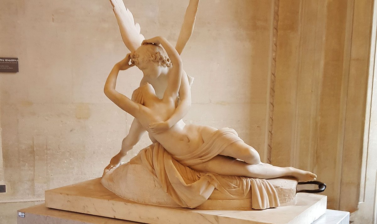 Amore E Psiche Di Canova Un Abbraccio D Amore E Di Eterna Passione Al Louvre