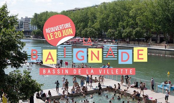 La piscina gratuita del Bassin de la Villette