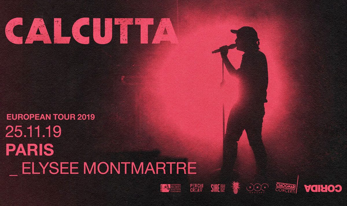 Calcutta in concerto all’Élysée Montmartre di Parigi (25 Novembre 2019