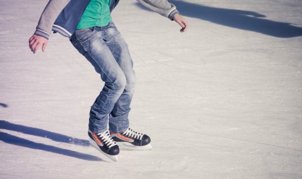 Pista di pattinaggio sul ghiaccio del Trocadéro
