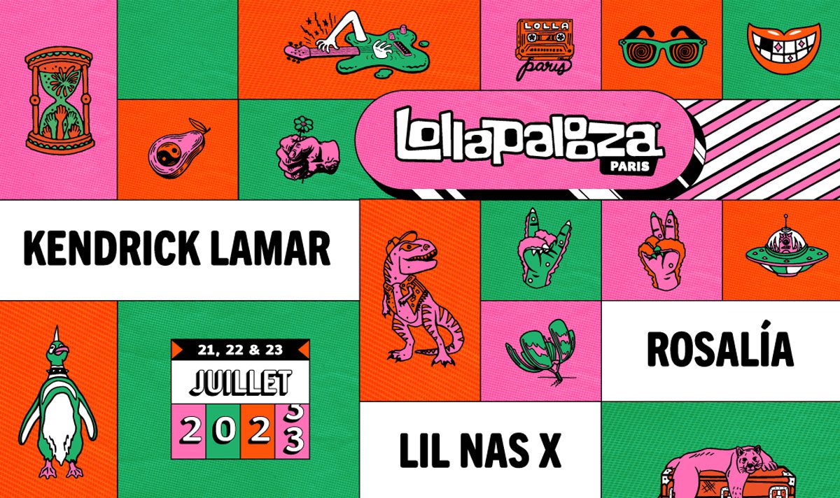 Lollapalooza 2023 (Stray Kids, Rosalía, Kendrick Lamar, ...)