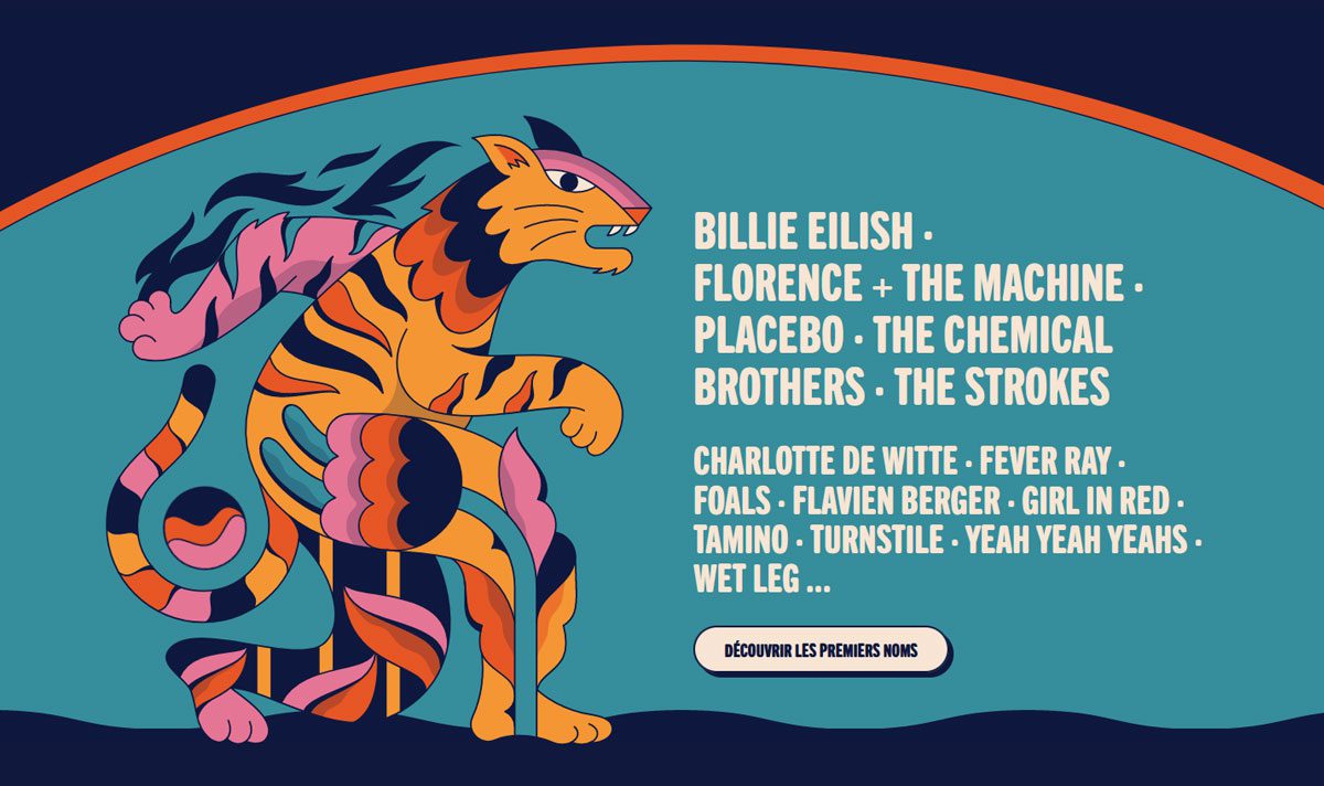 Rock en Seine 2023 (Billie Eilish, Placebo, The Chemical Brothers, ...)