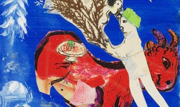 Chagall à l'œuvre al Centro Pompidou di Parigi