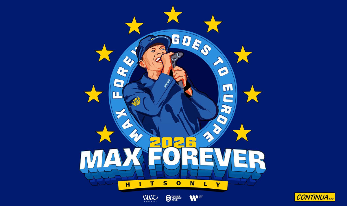 Max Pezzali in concerto a Parigi nel 2026 con “Max Forever”